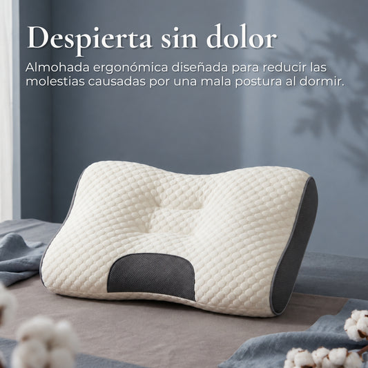 Almohada ergonómica de punto 3D - Soporte ideal para un descanso reparador